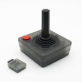Atari Joystick Controller - Action Buttons/Four-Way Joystick, Power Saving - Compatible With Atari 2600 &amp; 7800 Consoles