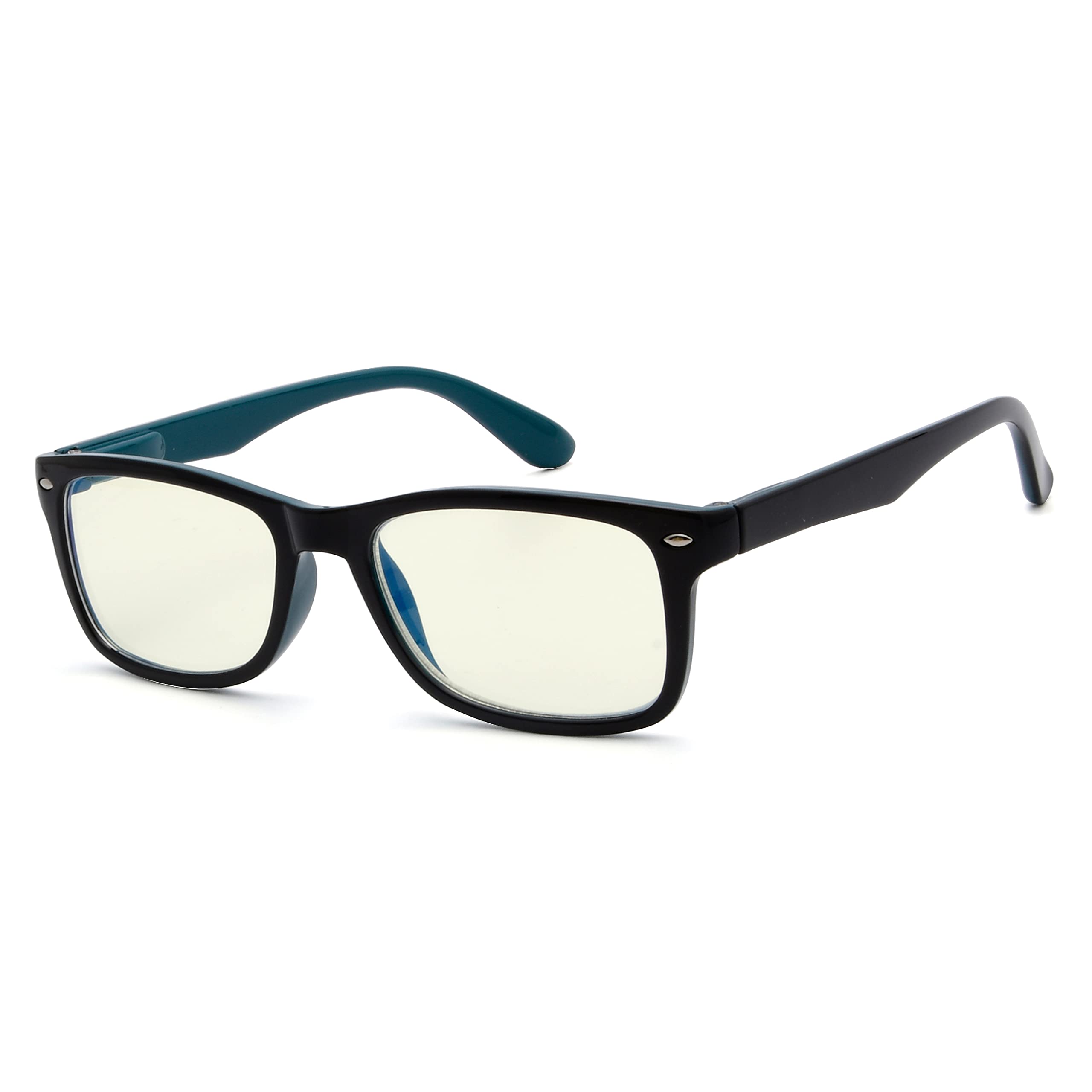 Photo 1 of Eyekepper Computer Glasses,UV Protection,Anti Glare,Anti-Reflective Computer Eyeglasses (Black Blue)