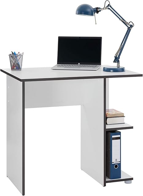 Idimex Bureau Pour Enfant Ou Adulte Nova Bureau Informatique Table D Ordinateur Avec Rangement Ouvert 2 Tablettes Laterales En Melamine Blanc Mat Et Gris Amazon Fr Cuisine Maison Idimex Bureau Pour Enfant Ou Adulte Nova Bureau Informatique Table D Ordinateur Avec Rangement Ouvert 2 Tablettes Laterales En Melamine Blanc Mat Et Gris Amazon Fr Cuisine Maison