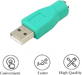 iJiGui USB to PS2 Adapter Cable Converter for Mouse Keyboard PC 2 Pcs view 2