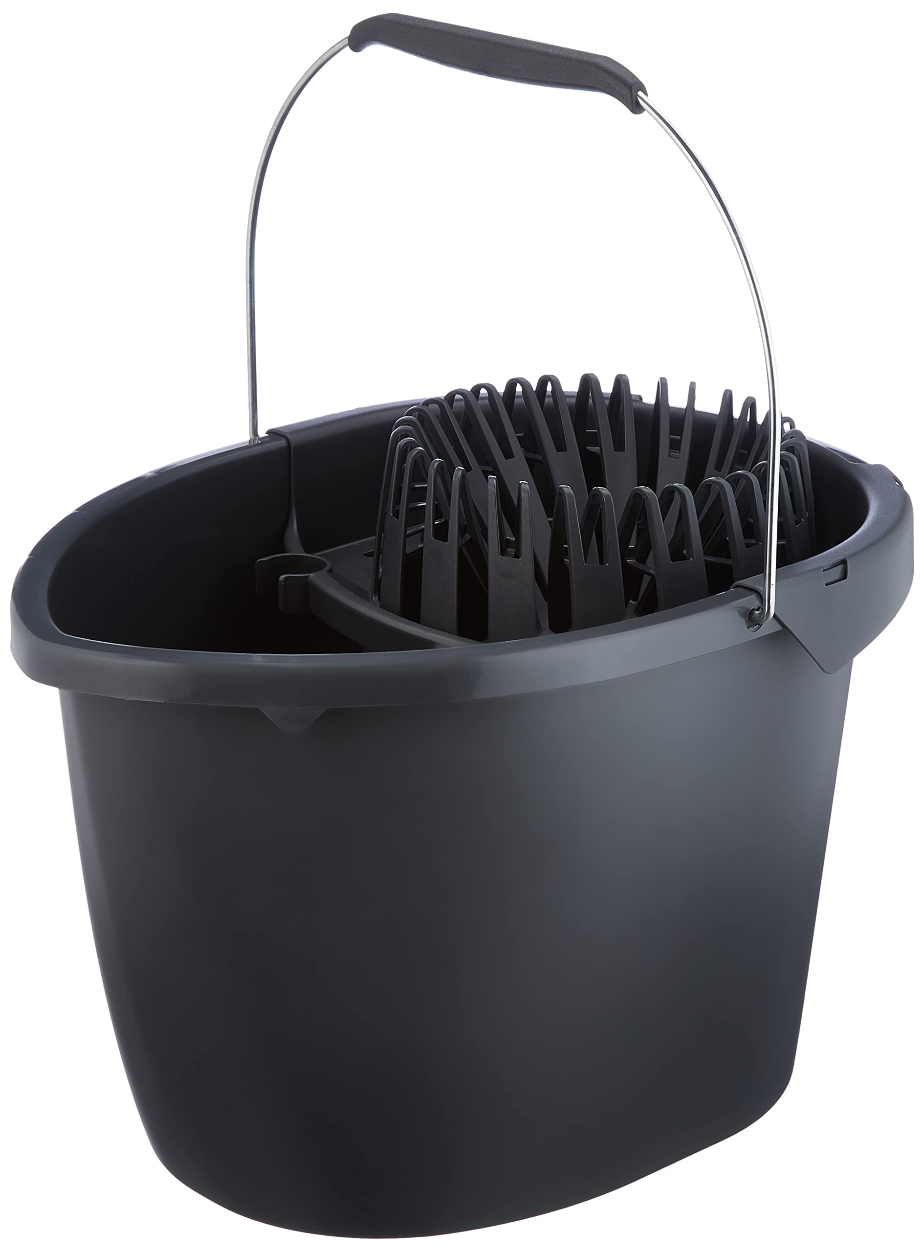 Vileda Wring & Go Patented Bucket for Easier Draining, Grey, 48 x 29 x 39 cm