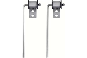 2 Pack Exhaust Hanger rod Stainless Steel 90 Degree Bent 3/8 x 10 inchs Long Universal Exhaust Bracket Hanger Weld on