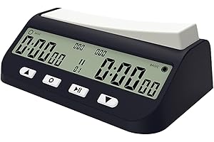 Digital Display International Chess Timer Chess Clock Digital Count Down Game Portable for Board Game Count Down Timer