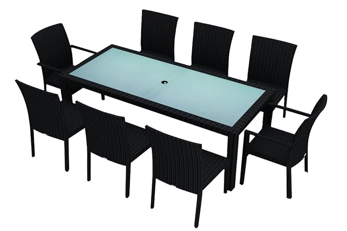 Amazon.com : Harmonia Living Urbana 8 Seat Patio Dining Set without