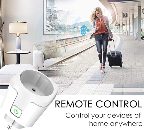 Huir Smart Plug Wifi Wireless Plug Funciona con Alexa Google Home no requiere concentrador controla a distancia tus electrodomsticos desde cualquier lugar solo admite redes de 2 4GHz