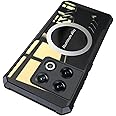 FLURIKA Case for Black Shark 5/5 Pro Compatible with Radiator Ultra Slim Scratch-Resistant Shock-Absorbing Clear Magnet Back Case, Black