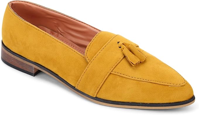 mustard yellow shoes