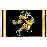 College Flags & Banners Co. Hawkeyes Vintage Retro Throwback 3x5 Banner Flag
