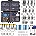 SUPERTHEO Fishing Accessories Kit with Hooks, Bass Casting, Sinkers, Swivels, Snaps, Sinker Slides, Line Beads, Fishing Set with Tackle Box Lanyard