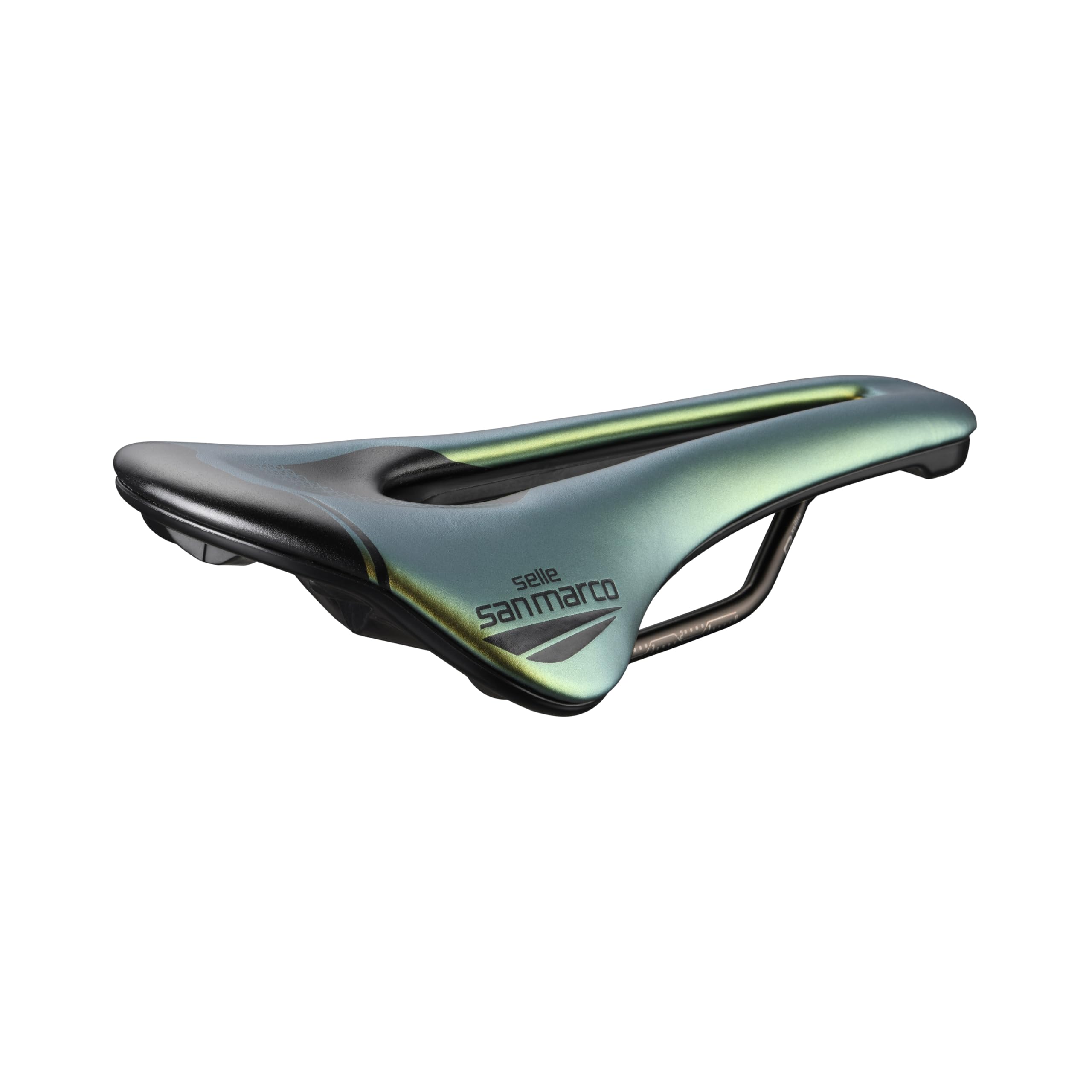 Selle San Marco Shortfit 2.0 Racing Saddle: Iridescent Gold L3