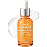 JUMISO All Day Vitamin Serum, Brightening & Balancing Facial Serum, Gift, Vitamin C, A, B, D, E , Serum with Vitamin, Korean Skincare, Skin brightening, soothing, Vegan serum, Vitamin tree extract 86.14%, Niacinamide 20,000ppm,1.01 fl oz (serum)