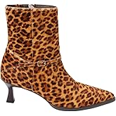 Matisse Womens Ilana Pointed Toe Zippered Casual Boots Ankle Mid Heel 2-3" - Black