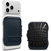 Spigen for MagSafe Wallet, Heavy Duty Hardshell Magnetic Card Holder Compatible with iPhone 17/16/15/14/13/12 Pixel 10 Series MagSafe-Cases Pixelsnap Holds 5-6/7-8 Cards
