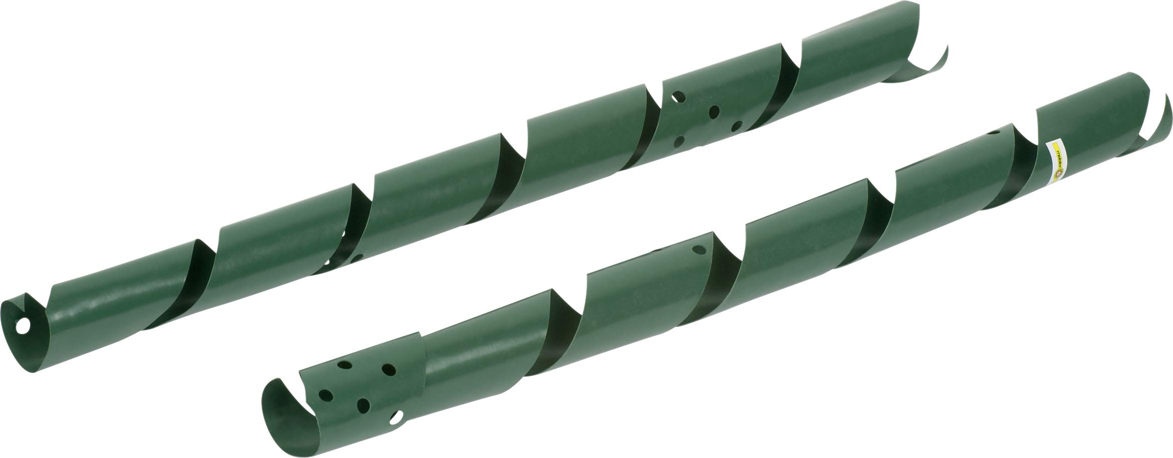 Meister Tree protection spiral – 2 pieces – 60 cm height – against wild bites and damage to tree barks – with ventilation holes – green/trunk guard/bark protection/tree cuff / 9968750