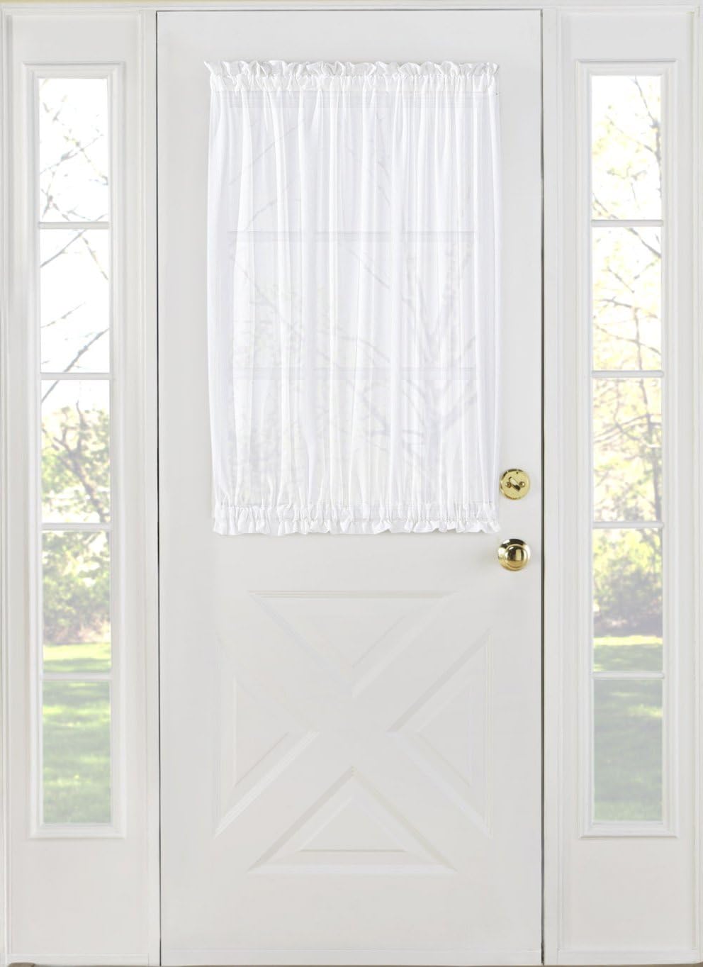 Stylemaster Splendor Batiste Door Panel, 56" by 40", White
