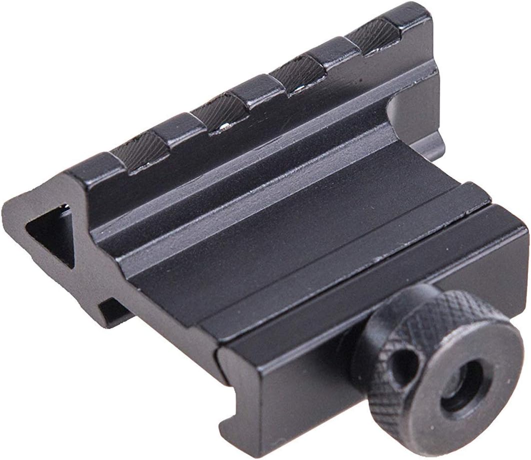 Autimatic 6Pcs 45 Degree Offset Rail Mount, 4 Slots 20mm Picatinny Weaver Rail for Flashlights Laser Red Dot Sight Optics Tactical Style : Sports & Outdoors
