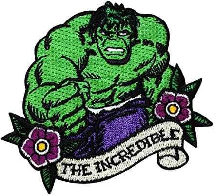 Hulk Fan The Incredible IronOn Patch Marvel Superhero Craft Apparel Applique