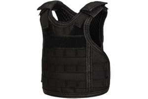 AOUTACC Mini Tactical Beer Vests, Molle Beer Cooler Jacket Adjustable Drink Bottle Vests Holder Beverage Cooler Holder