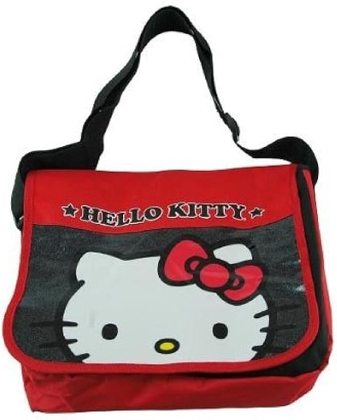 Hello Kitty Messenger Bag Red/Black Messenger Bags