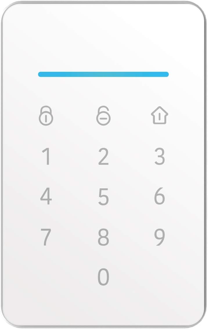 Larmtek Wireless Alarm Keypad,DIY Easy to Install(White)