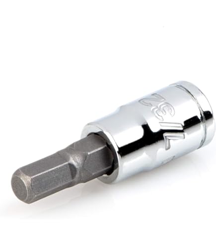 Capri Tools 7/32-Inch Hex Bit Socket, 1/4-Inch Drive, SAE