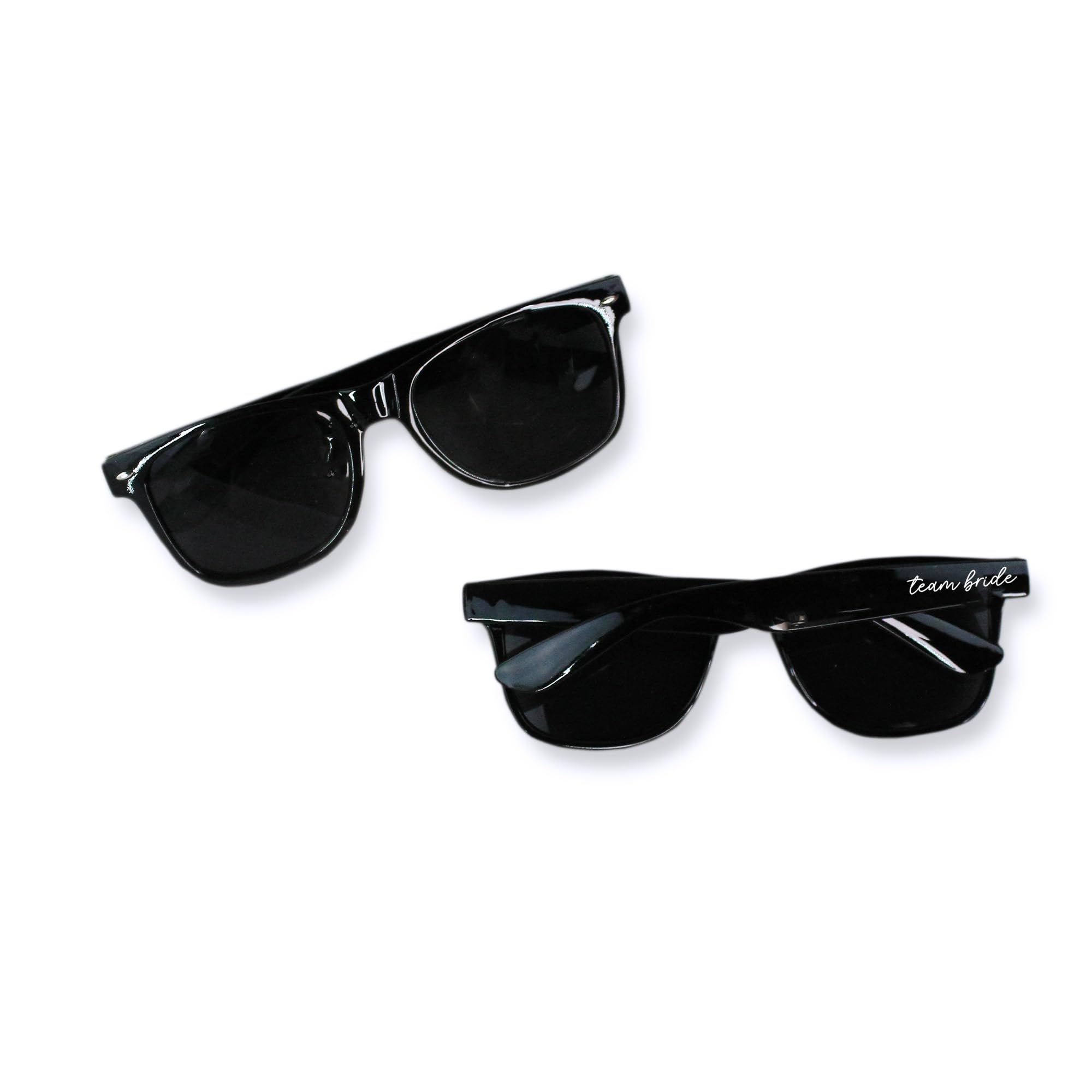 eBuyGB Black Team Bride Bag, Cotton Tote Bags, Bridal Party Favours, Hen Party Goody Bags, Gift for Bride Squad, Bridesmaid Gift Bag