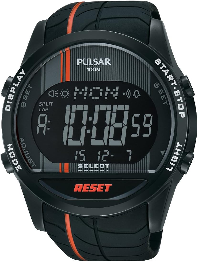 how to set pulsar digital watch
