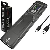 NITECORE EDC25 - Nitecore EDC25 3000 Lumen Ultra Slim EDC Flashlight 3000 Lumen w/Eco-Sensa USB-C Charging Cable