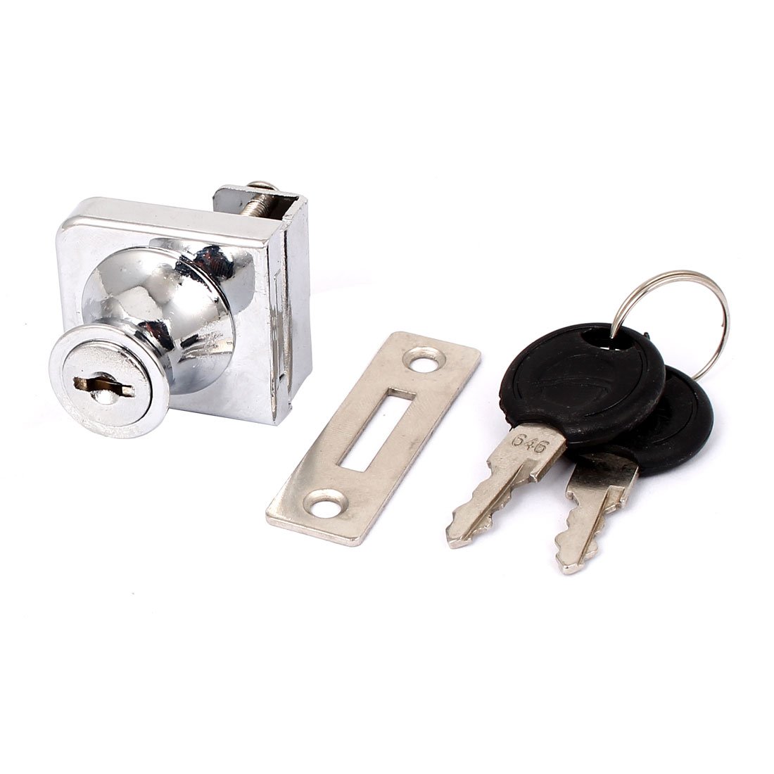 Sourcingmap Showcase Display Cabinet Drawer Glass Door Single Head Security Lock