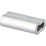 Dare Products 3387/425 198614 Crimp Sleeve for Wire (100 Pack), Silver