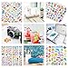 HORIECHALY Scratch and Sniff Stickers,Smelly Stickers,Animals Theme (Blue)