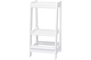 Stepup Baby Toddler Step Stool - Adjustable Height Kids Helper Step Stool, Durable, Non-Slip and Bathroom Sink, Platform for 