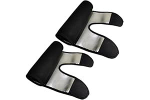 DEARMAMY Silver Ion Thigh Slimming Sleeve Pair Fitness Sweat Thigh Bands for Women Adjustable for Weight Loss