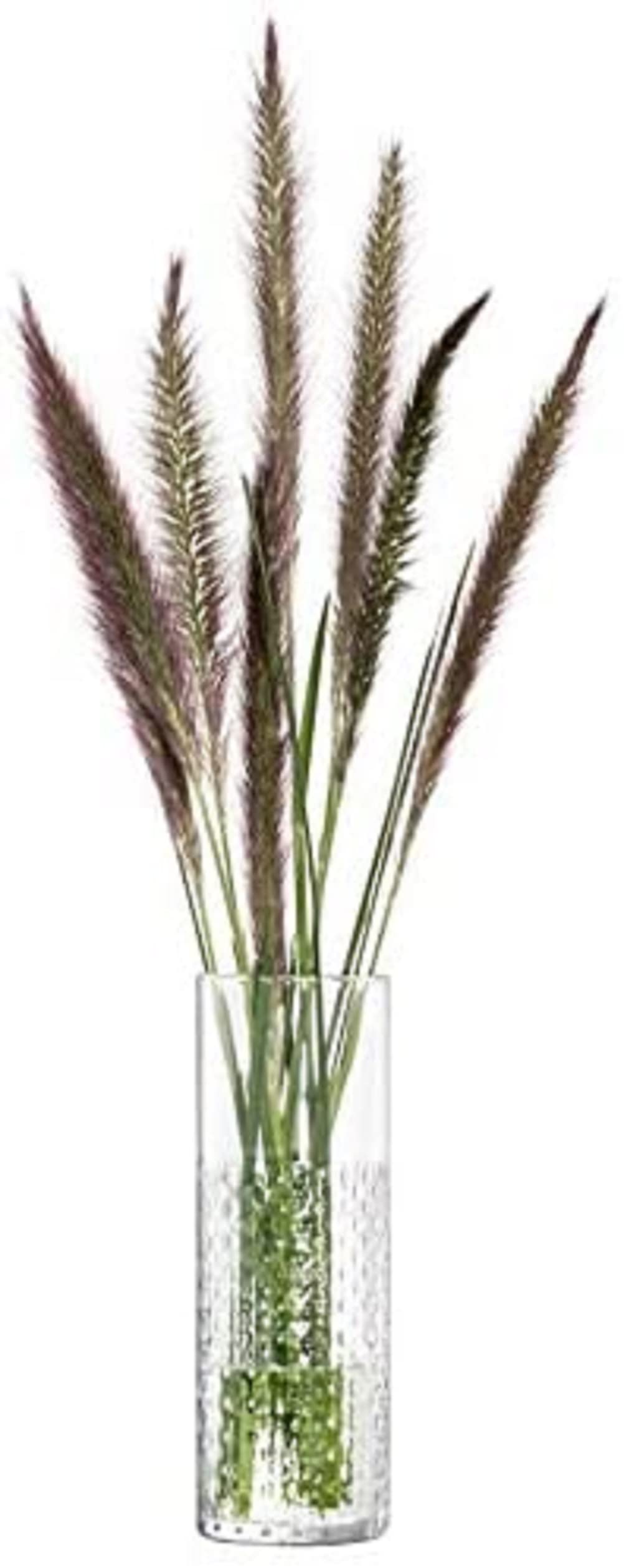 LSA Wicker Vase H20cm Clear| 1 Unit | Mouthblown & Handmade Glass | WR10