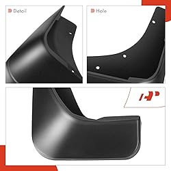 A-Premium Set of 4PCS Mud Flaps Splash Guards