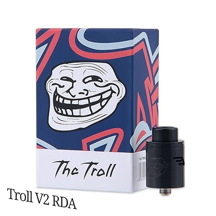 Wotofo The Troll V2 RDA Tröpfler Farbe Schwarz