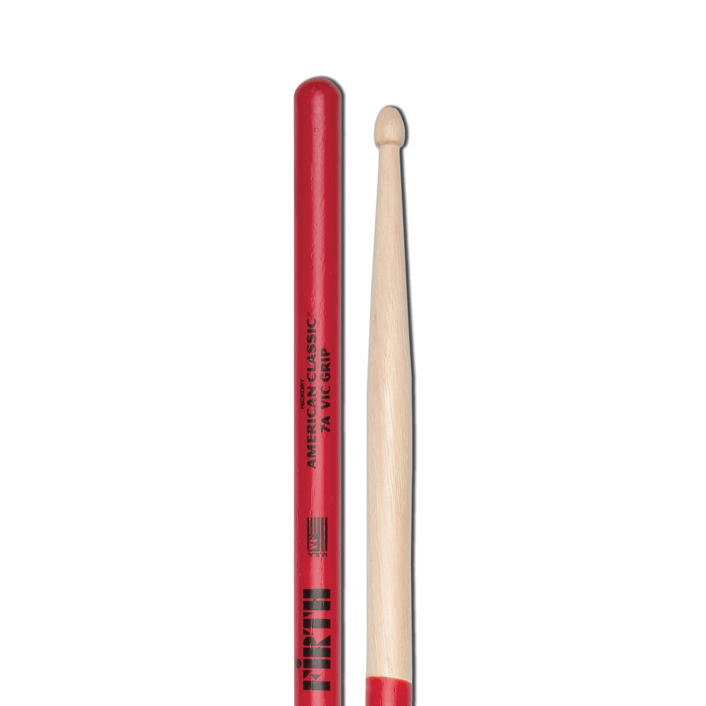 Vic FIrth - American Classic® Drumsticks 7AVG Vic Grip - American Hickory - Wood Tip — image 1
