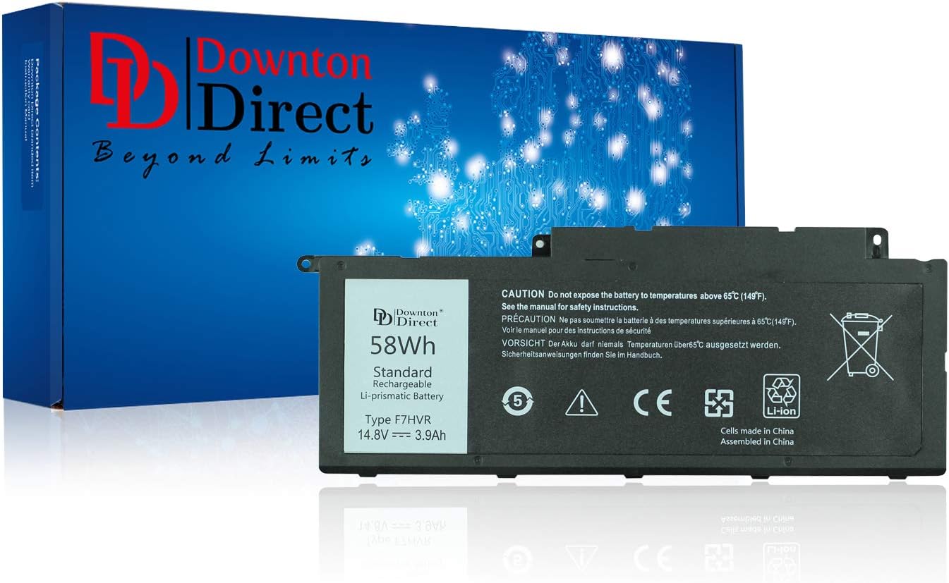 Downton Direct Battery for DELL Inspiron 17 7737 15 7537Series. DELL F7HVR T2T3J G4YJM 062VNH. [14.8V 58Wh, 12 Months Warranty]