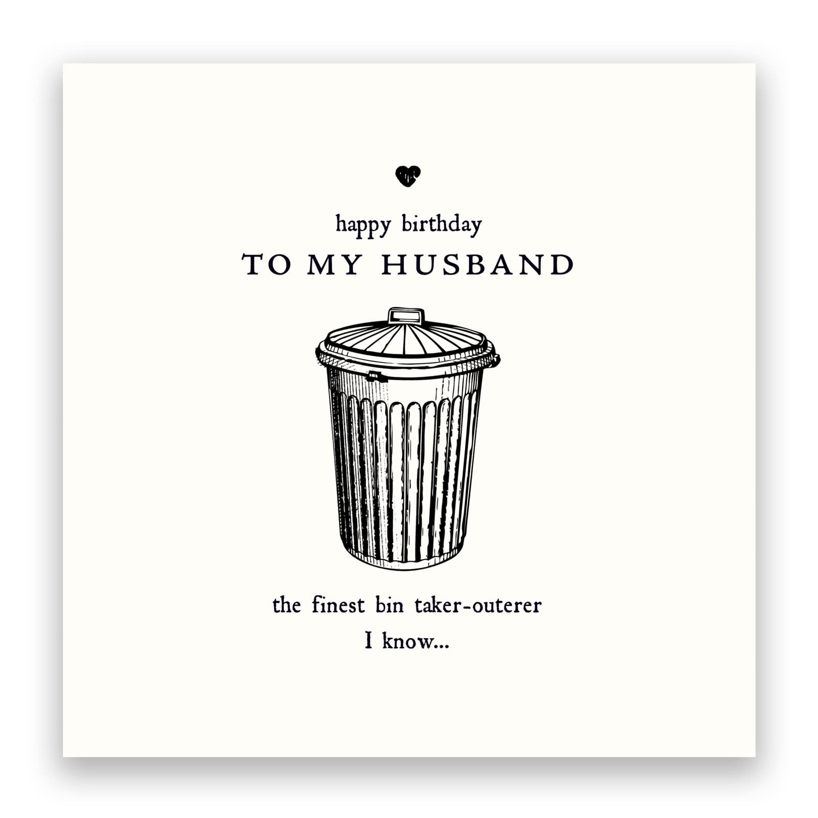 Pigment - Alice Scott - Husband Birthday Card - Funny Birthday Cards for Men - Husband Birthday Card from Wife - SC Certified - Made in the UK