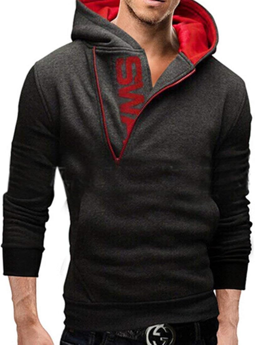 Felpa Con Cappuccio Uomo - Pullover Sportivo Semplice | Per Tutti I Giorni E Sport Casual - Foto 10