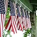 Anley US National American String Pennant Flags, Patriotic Events 4th of July Independence Day Decoration Sports Bars - 33 Feet 38 Flags