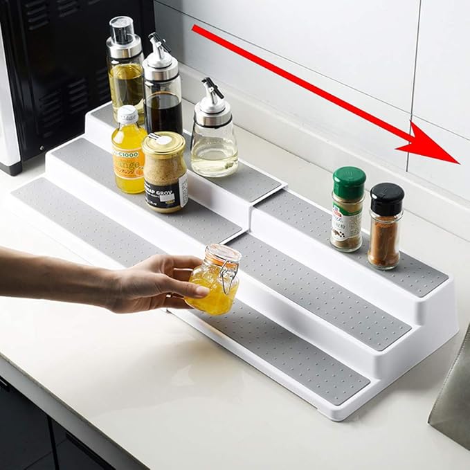 RAIN QUEEN Gewürzregale Gewürzständer Ausziehbar Leer Gewürzdosen