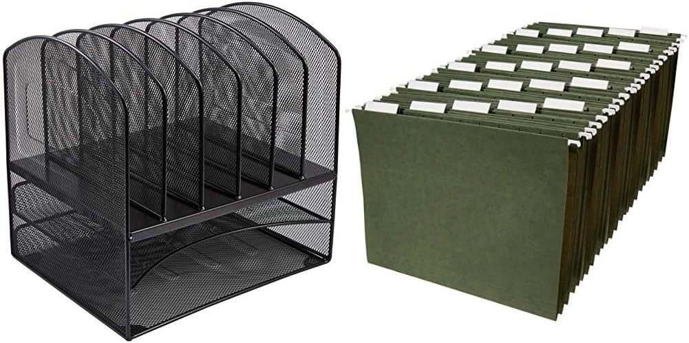 Basics Mesh Desk Drawer Office Organizer : Office Products