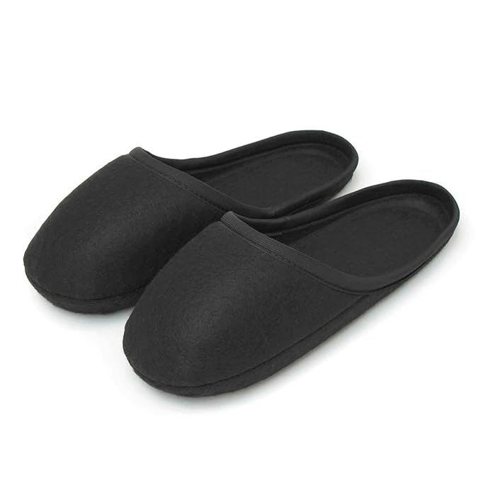 Kettelservice-Metzker Museumspantoffeln - Handwerkerpantoffeln - Filzüberschuhe - Schlosspantoffeln ! Schwarz (2 Paar Schwarz