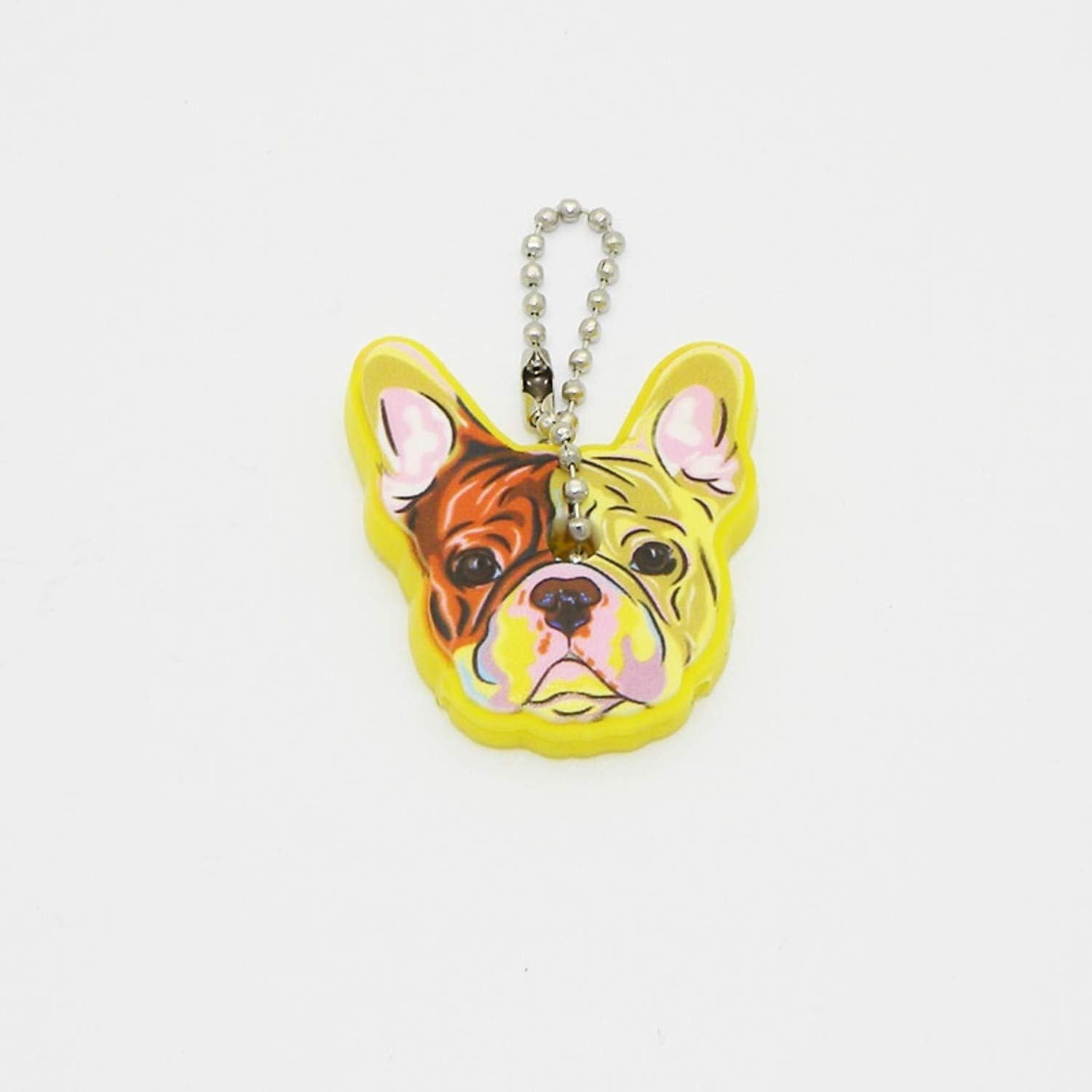 Cute Bulldog French Bulldog Dog Key Cover Cap Keychain