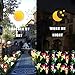 3-Pack Solar Flower Lights Outdoor,Solar Garden Decorative Lights,Solar Powered Garden Lights Outdoor Multi-Color Changing Lily Solar Flower Lights for Patio,Yard Decoration（Pink,White,Purple）