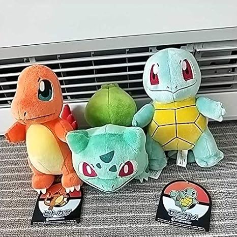 Amazon ポケモン ぬいぐるみ ゼニガメ ヒトカゲ フシギダネ ポケモンセンター ポケモンセンターオリジナル ぬいぐるみ ホビー
