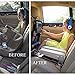 Premium Car Back Seat Organizer by Luca Gold | Multifunctional Vehicle Storage Bag with Clear Touch Screen Pocket + Headrest Holder Hook