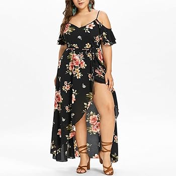 maxi dress with shorts underneath