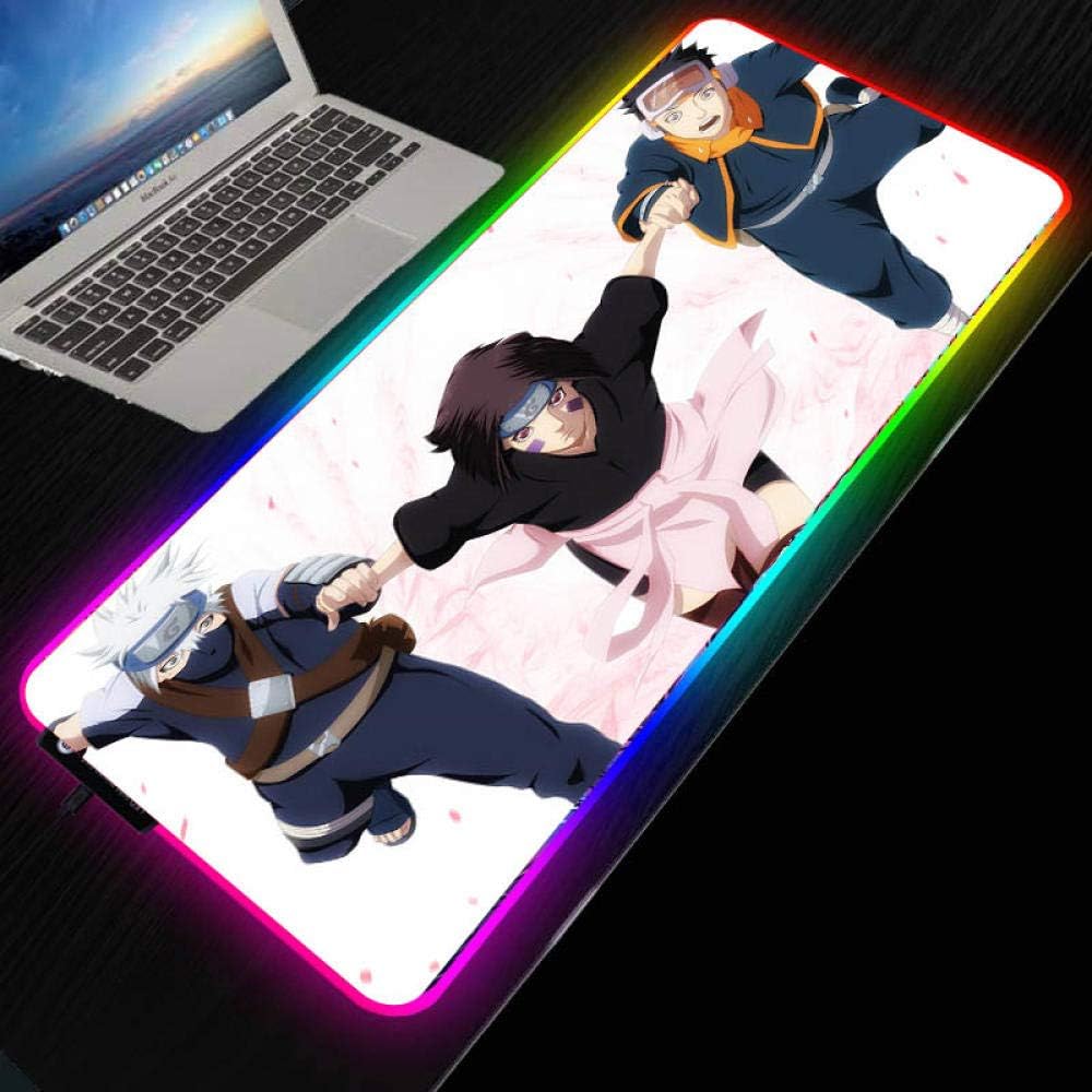 Mouse Pads Anime Naruto Kakashi Large RGB Gaming Amazon.co.uk Electronics